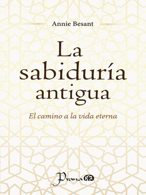 cover image of La sabiduría antigua